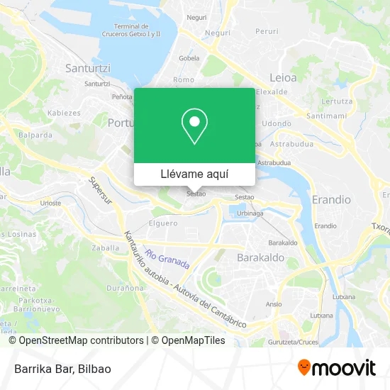 Mapa Barrika Bar