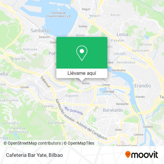 Mapa Cafeteria Bar Yate