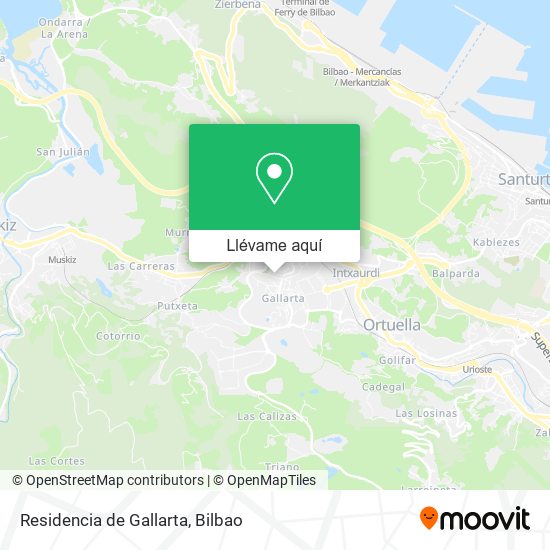 Mapa Residencia de Gallarta