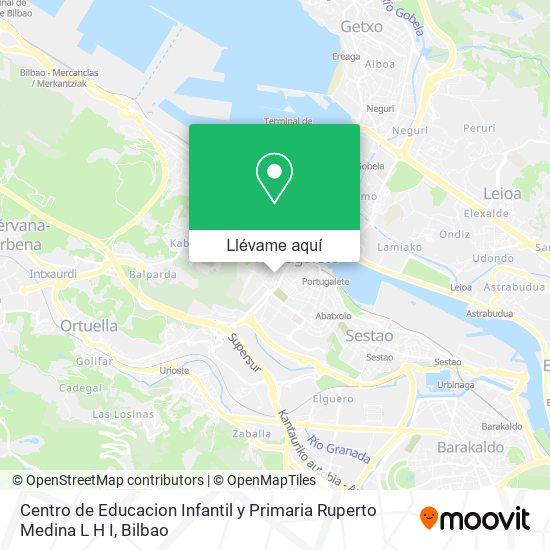 Mapa Centro de Educacion Infantil y Primaria Ruperto Medina L H I