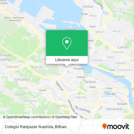 Mapa Colegio Kanpazar Ikastola