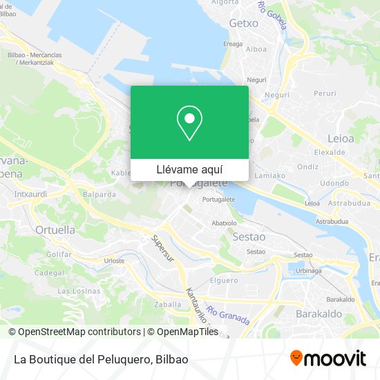 Mapa La Boutique del Peluquero