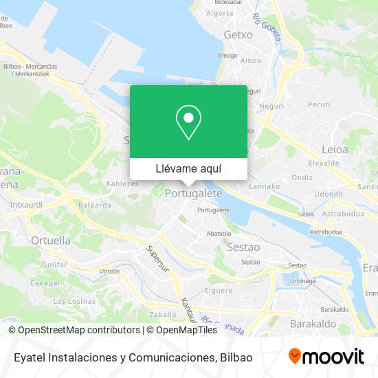 Mapa Eyatel Instalaciones y Comunicaciones