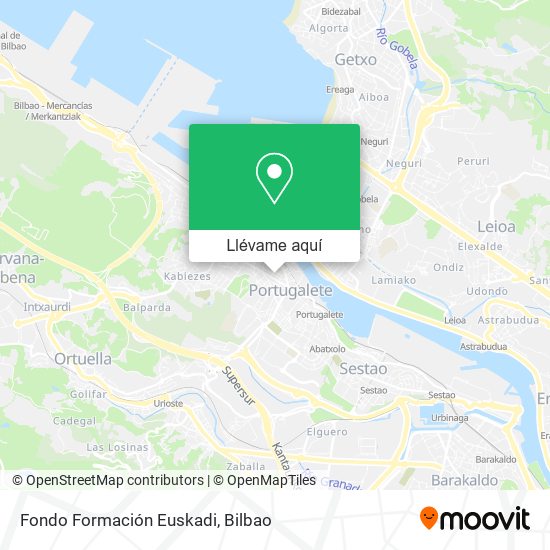 Mapa Fondo Formación Euskadi