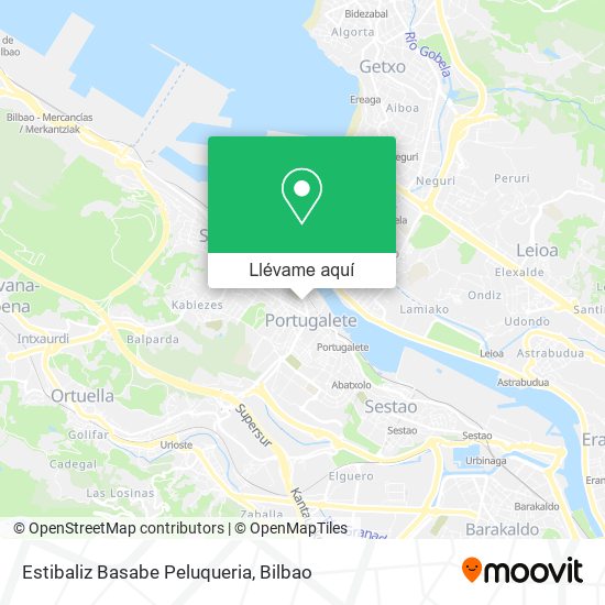 Mapa Estibaliz Basabe Peluqueria