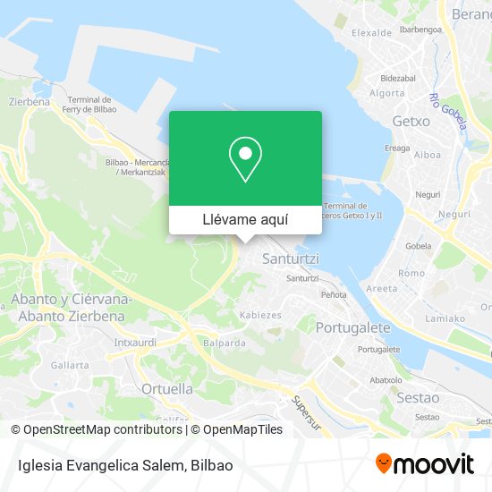 Mapa Iglesia Evangelica Salem