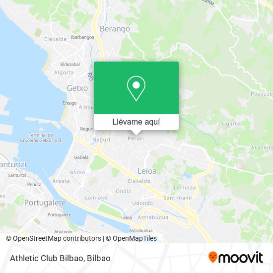 Mapa Athletic Club Bilbao