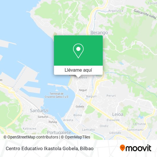Mapa Centro Educativo Ikastola Gobela