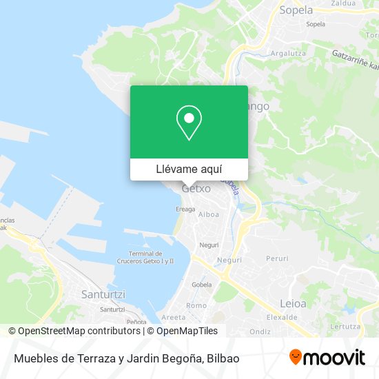 Mapa Muebles de Terraza y Jardin Begoña