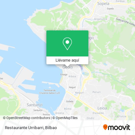 Mapa Restaurante Urribarri