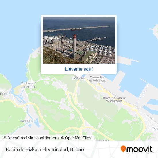 Mapa Bahia de Bizkaia Electricidad