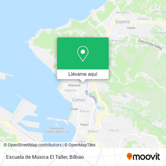 Mapa Escuela de Música El Taller