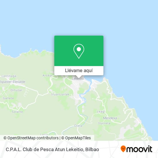 Mapa C.P.A.L. Club de Pesca Atun Lekeitio