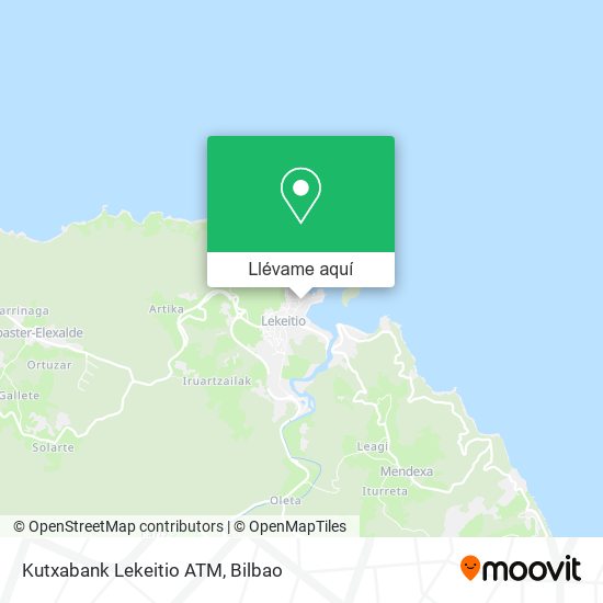 Mapa Kutxabank Lekeitio ATM