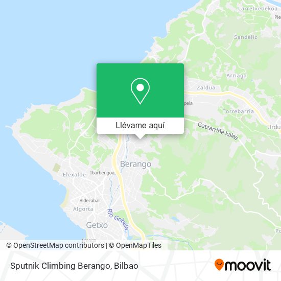 Mapa Sputnik Climbing Berango