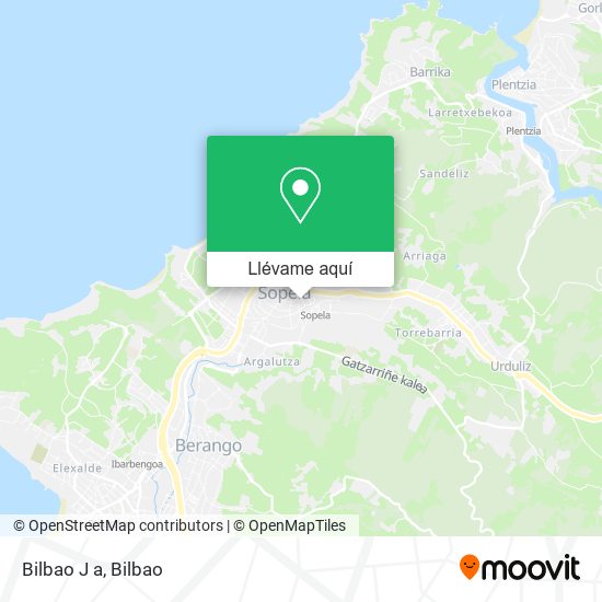Mapa Bilbao J a