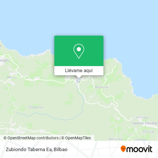 Mapa Zubiondo Taberna Ea