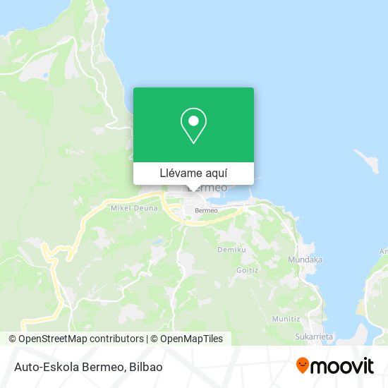 Mapa Auto-Eskola Bermeo