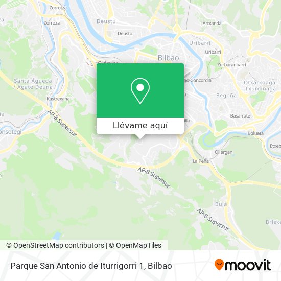 Mapa Parque San Antonio de Iturrigorri 1
