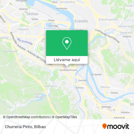 Mapa Churreria Pinto