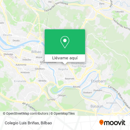 Mapa Colegio Luis Briñas