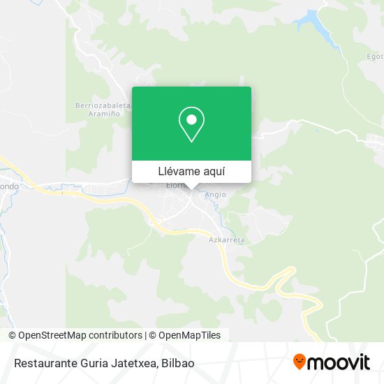 Mapa Restaurante Guria Jatetxea