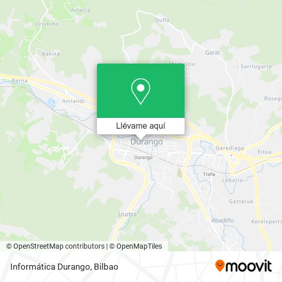 Mapa Informática Durango