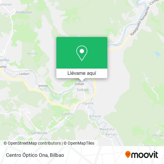Mapa Centro Óptico Ona