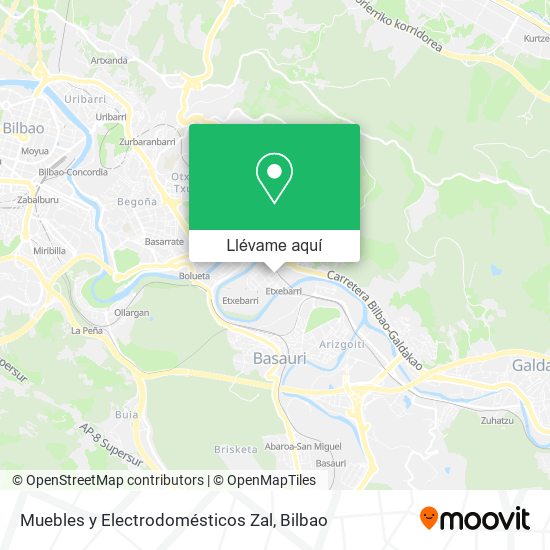 Mapa Muebles y Electrodomésticos Zal