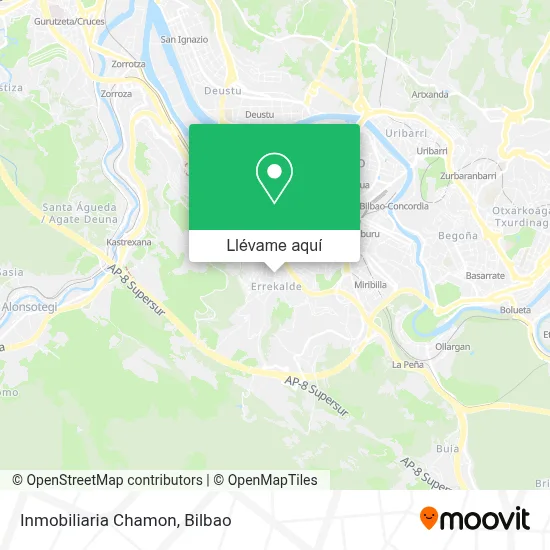 Mapa Inmobiliaria Chamon