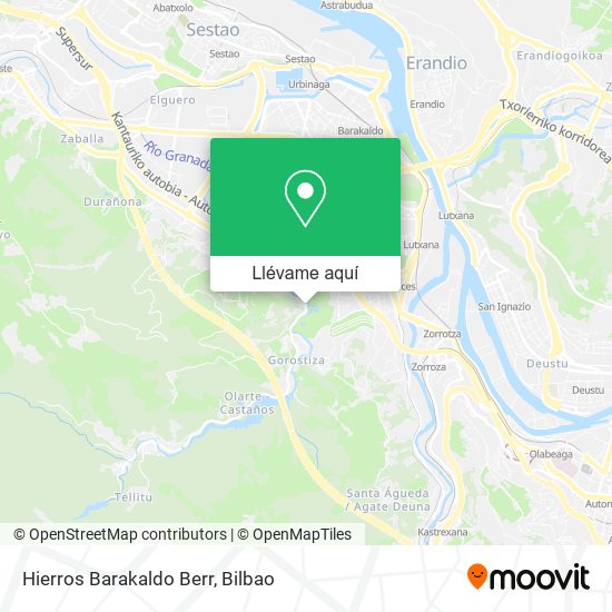 Mapa Hierros Barakaldo Berr