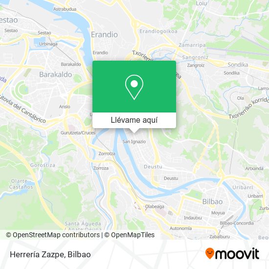 Mapa Herrería Zazpe