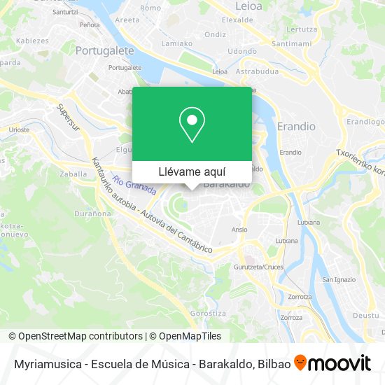 Mapa Myriamusica - Escuela de Música - Barakaldo