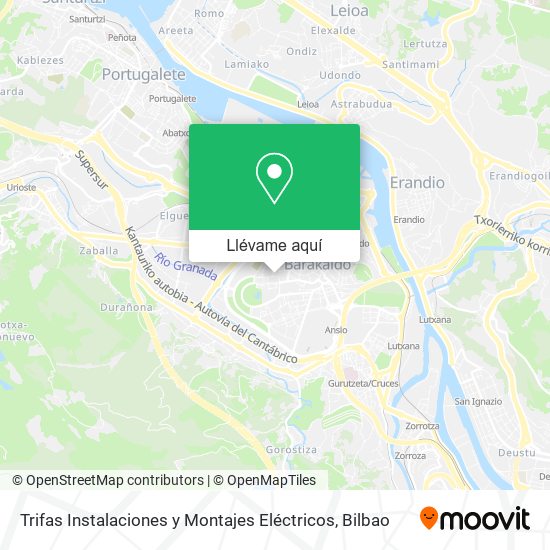 Mapa Trifas Instalaciones y Montajes Eléctricos