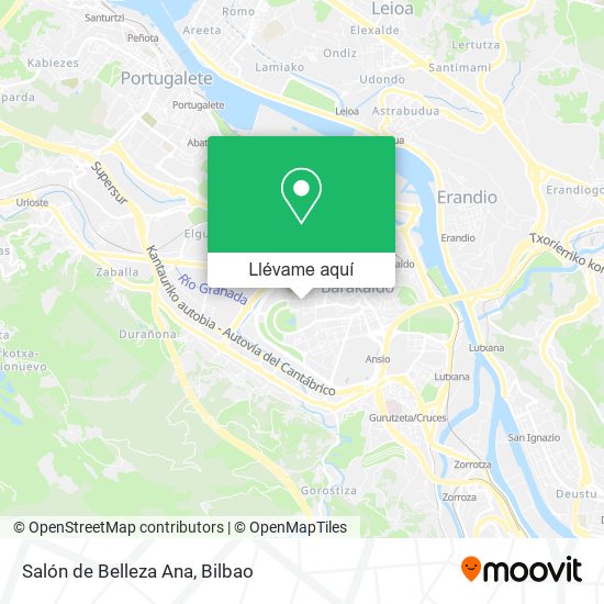 Mapa Salón de Belleza Ana