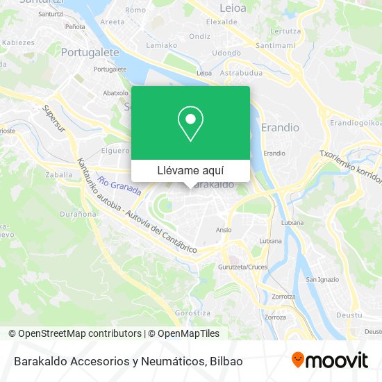 Mapa Barakaldo Accesorios y Neumáticos