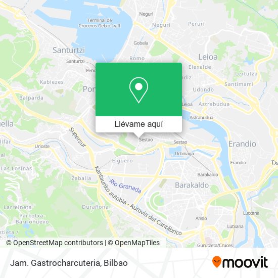 Mapa Jam. Gastrocharcuteria