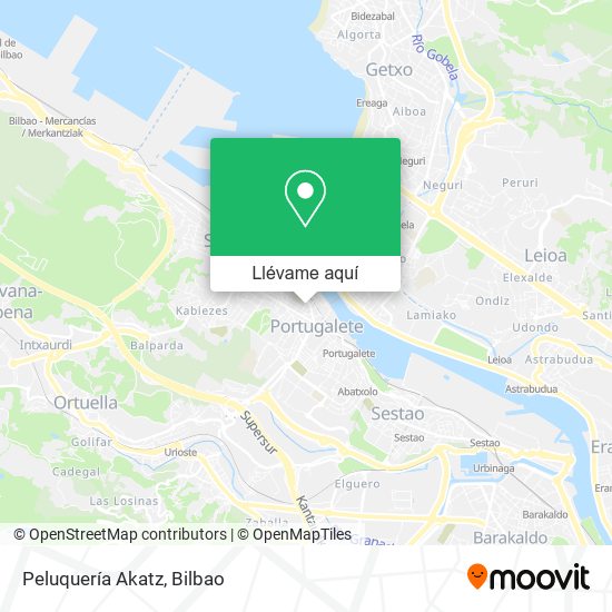 Mapa Peluquería Akatz