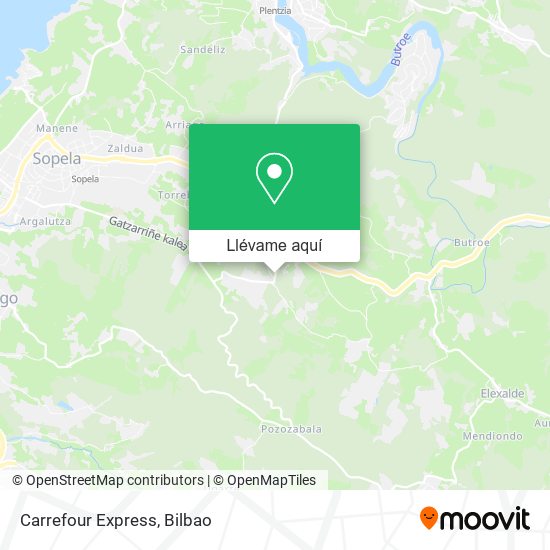 Mapa Carrefour Express
