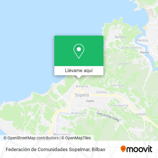 Mapa Federación de Comunidades Sopelmar
