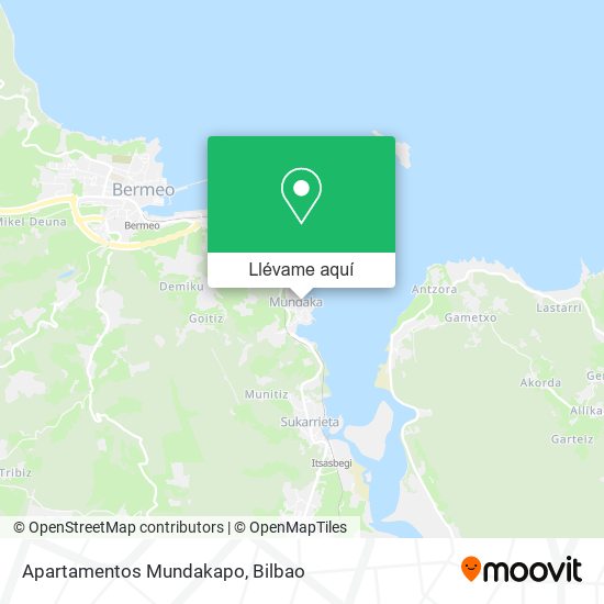 Mapa Apartamentos Mundakapo
