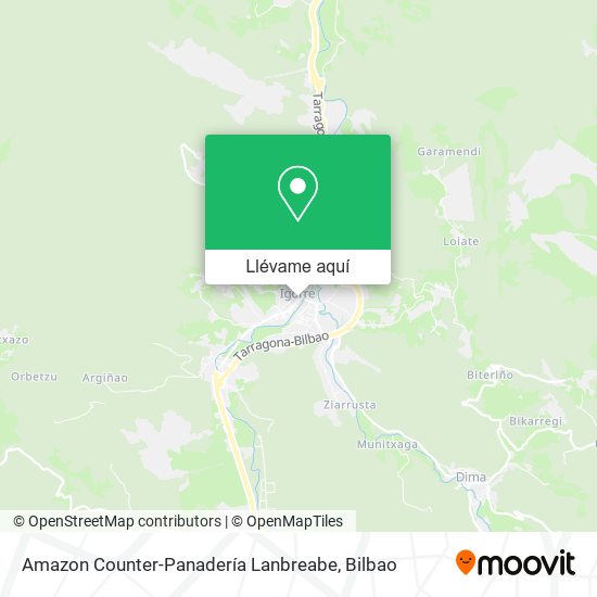 Mapa Amazon Counter-Panadería Lanbreabe