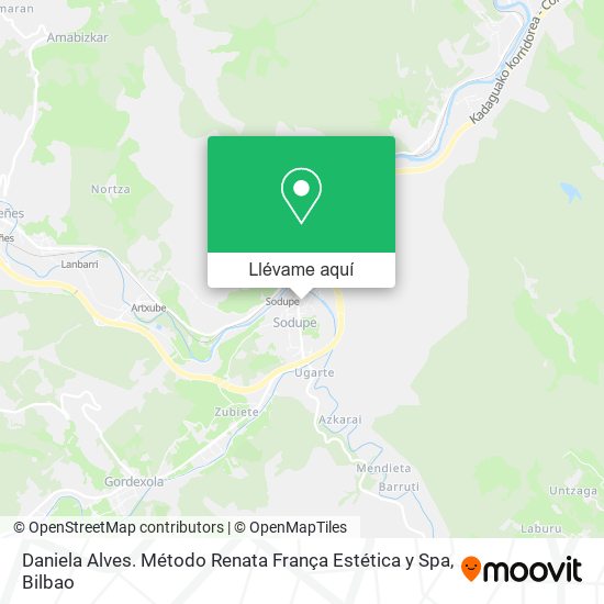Mapa Daniela Alves. Método Renata França Estética y Spa