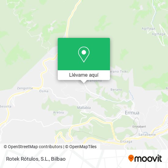 Mapa Rotek Rótulos, S.L.