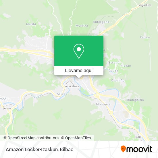 Mapa Amazon Locker-Izaskun