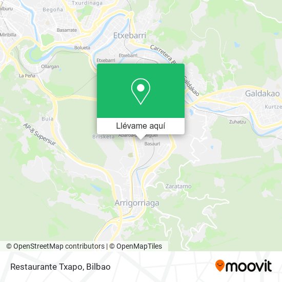 Mapa Restaurante Txapo
