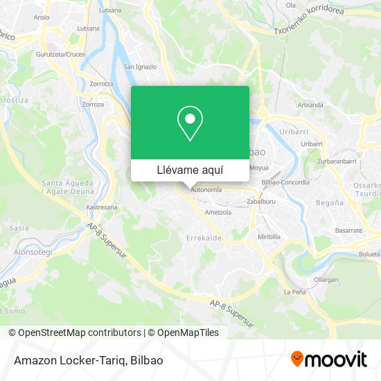 Mapa Amazon Locker-Tariq