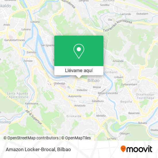 Mapa Amazon Locker-Brocal