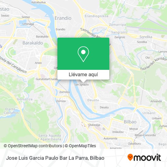 Mapa Jose Luis Garcia Paulo Bar La Parra