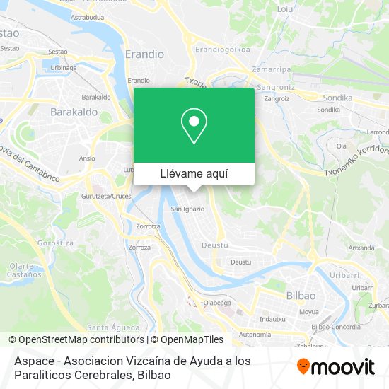 Mapa Aspace - Asociacion Vizcaína de Ayuda a los Paraliticos Cerebrales